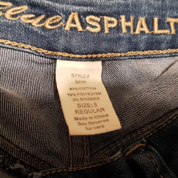 Blue Asphalt- Low- Rise Skinny Jeans - Picture 5 of 6